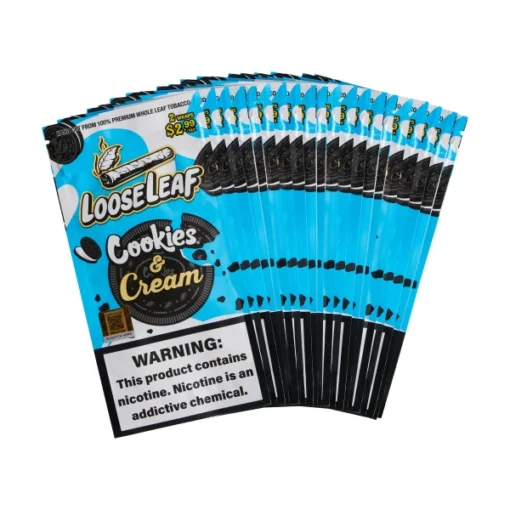 Cookies and Cream loose leaf wraps