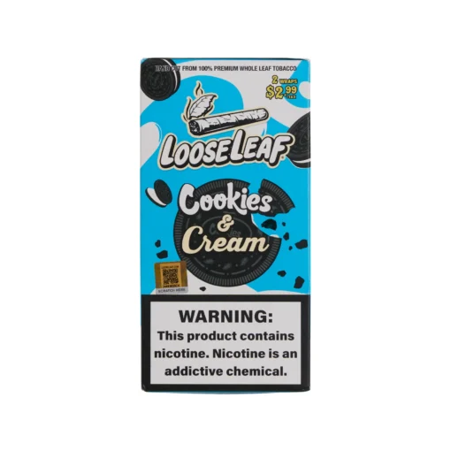 Cookies and Cream loose leaf wraps