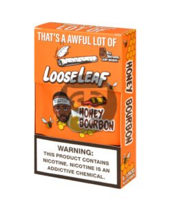 Loose Leaf Honey Bourbon wraps, 8 packs of 5