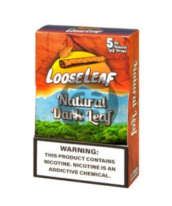 Loose Leaf Natural Dark wraps, 8 packs of 5
